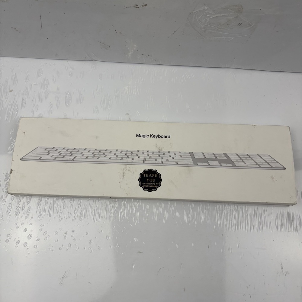 Apple Magic Keyboard with Numeric Keypad, Wireless Bluetooth, Rechargeable